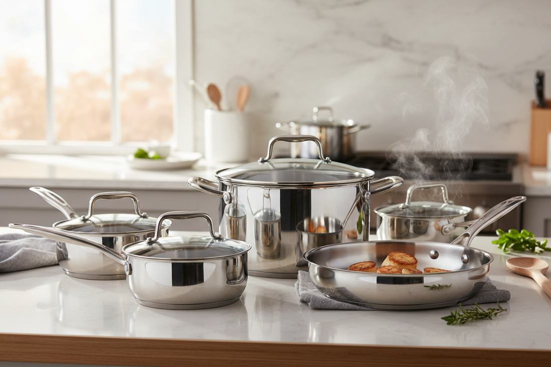 Stainless steel cookware set (Late-Fall Edition): Brown better, deglaze faster