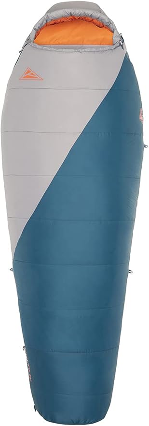 Kelty Cosmic Synthetic Fill 20 Degree Backpacking Sleeping Bag – Compression Straps, Stuff Sack Included