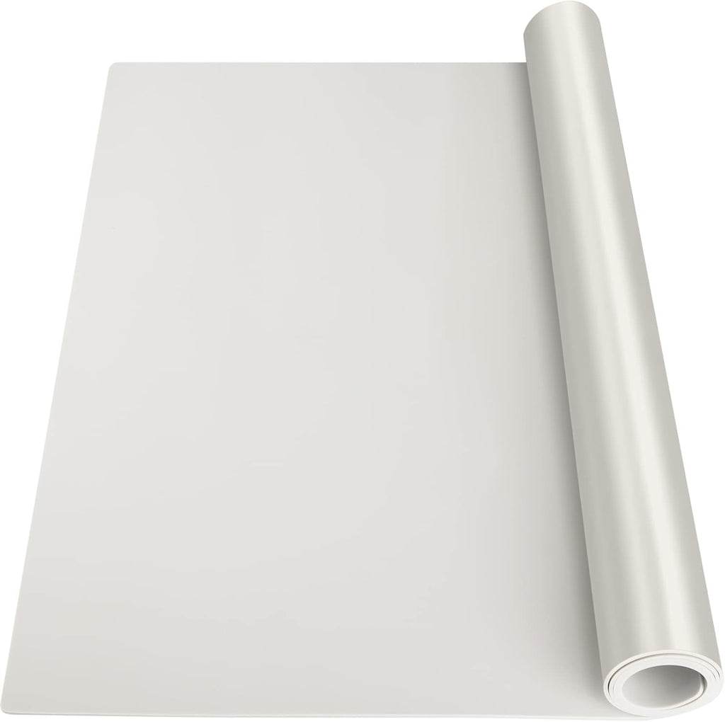 Silicone Mats for Kitchen Counter, Nonslip Silicone Mats for Crafts Countertop Protector Heat Resistant Mat (78.7” x 24” x 0.08”, Beige)