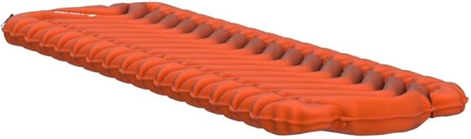 KLYMIT Static V Lightweight Inflatable Sleeping Pad | Comfortable, Lightweight, Easy to Inflate Portable Air Bed Mattress for Camping, Backpacking and Hiking — Orange