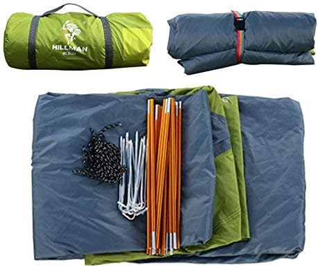 3-4 Season 2 3 Person Lightweight Backpacking Tent Windproof Camping Tent Awning Family Tent Two Doors Double Layer with Aluminum rods for Outdoor Camping Family Beach Hunting Hiking Travel