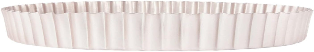 Tart Pan 9 inch Removable Bottom Coated Carbon Steel, Non-Stick Round Tartlet Tins Quiche Baking Dish Pie Pan with Fluted Edges Cake Mold (Gold)