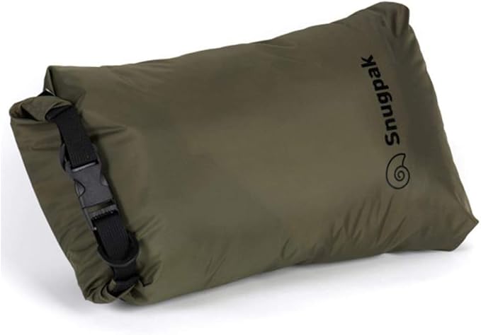 Snugpak Dri-Sak, Waterproof Storage Bag with Roll and Clip Seal, Olive - Medium