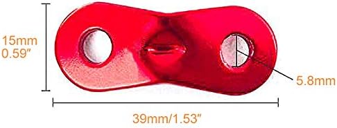 20 PCS Tent Rope Tensioner, Aluminum Guyline Cord Adjuster for Tent, Ultralight Strong Guy Lines Tensioner Tent Cord Tenord tensioner Camping Accessories