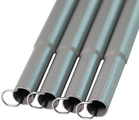 Sutekus Steel Rod Tent Pole Replacement Accessorie 2pc/Set Adjustable Bars