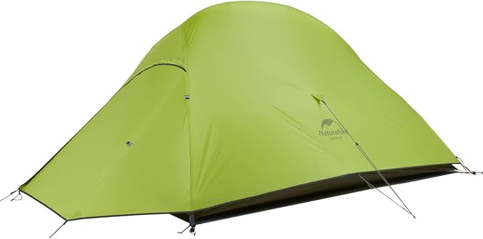 Naturehike Cloud-Up 2 Person Tent Lightweight Backpacking Tent with Footprint - Free Standing Ultralight Camping Hiking Backpack Tents Two Person Tent
