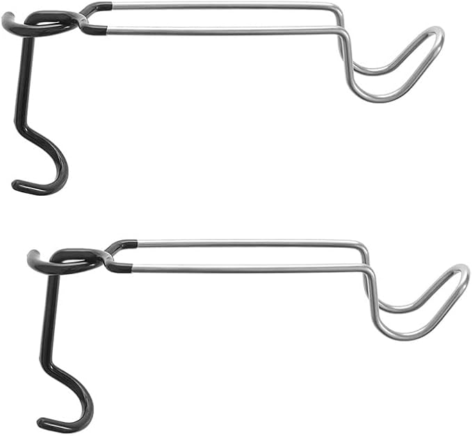 2Pack Camping Hook Hanger Stainless Steel lamp Hanger Stand Camping Lantern Hook Non-Slip Lamp Hanger