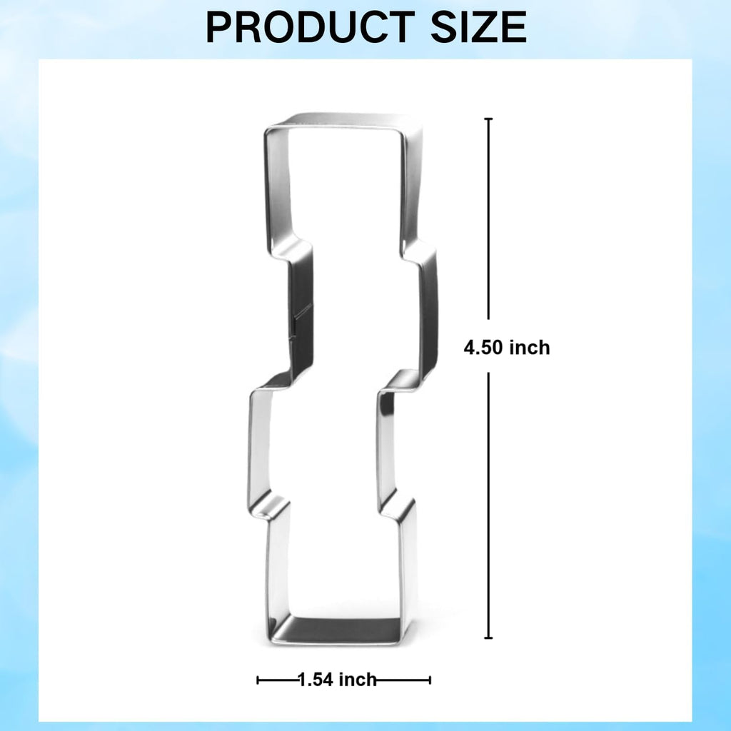 Baby Block Cookie Cutter - 4.5 Inch - Stainless Steel - Dishwasher Safe - Perfect for Baby Shower, Birthday, Wedding, and Holiday Cookies