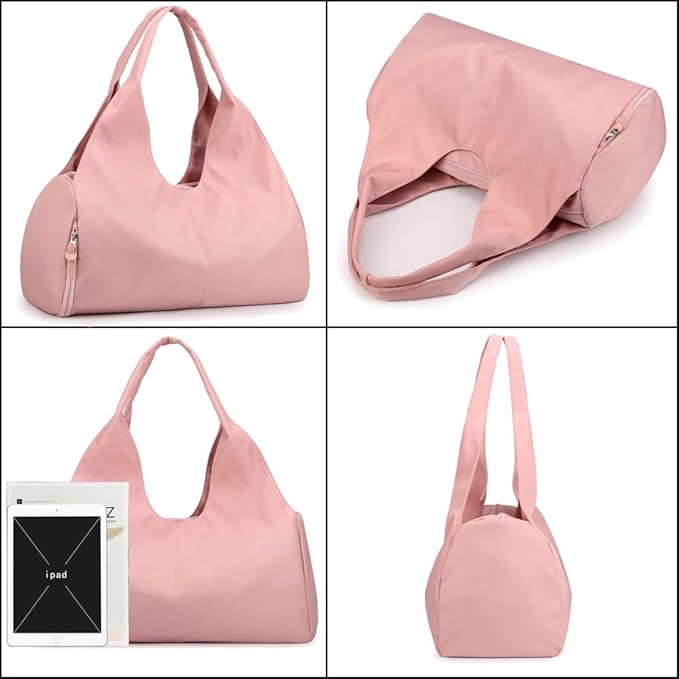 Sports Gym Bag with Wet Pocket and Shoes Compartment Travel Duffel Bag for Women and Men