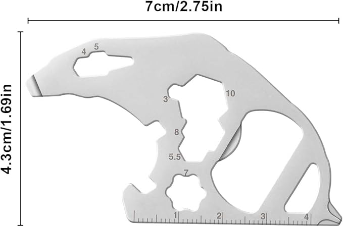 12 in 1 Keychain Multi-tool, Gifts for Men Boyfriend Dad, Father's Day Birthday Gifts, Mini EDC gadgets Tool Gear Bottle Opener for Camping Survival