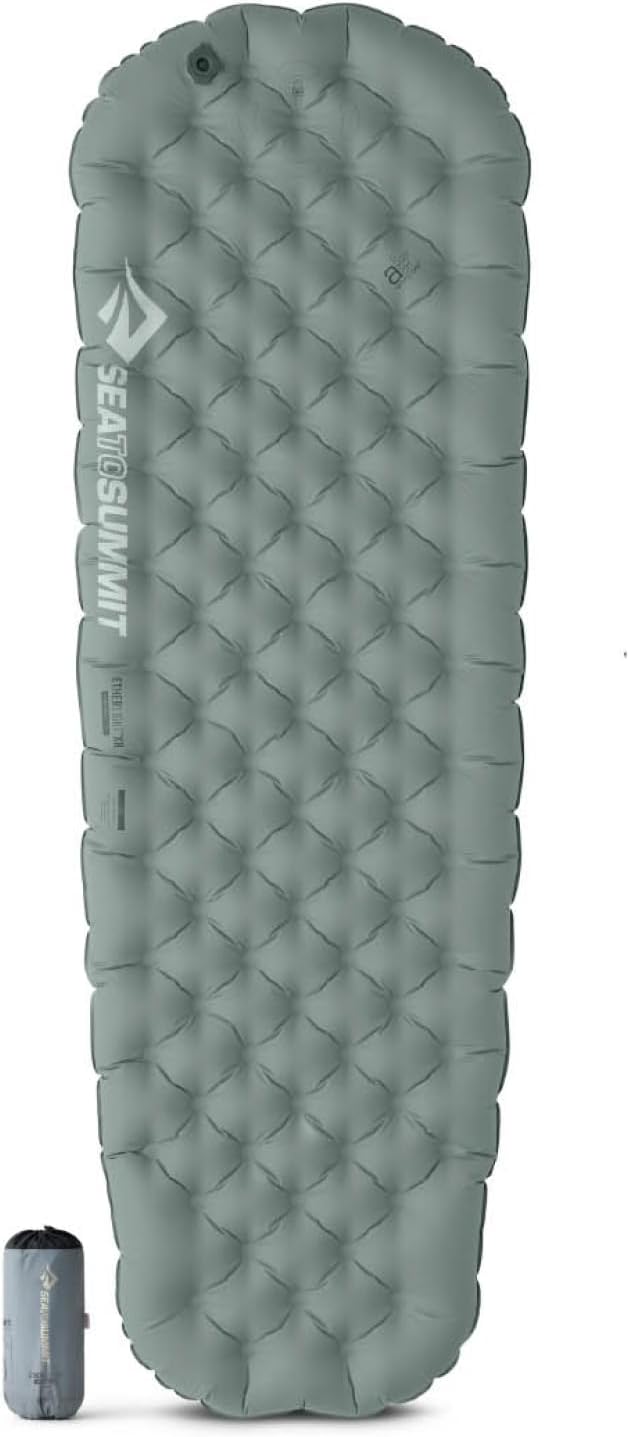 Sea to Summit Ether Light XR Insulated Sleeping Pad, Tapered - Small (66 x 21.5 x 4 inches)