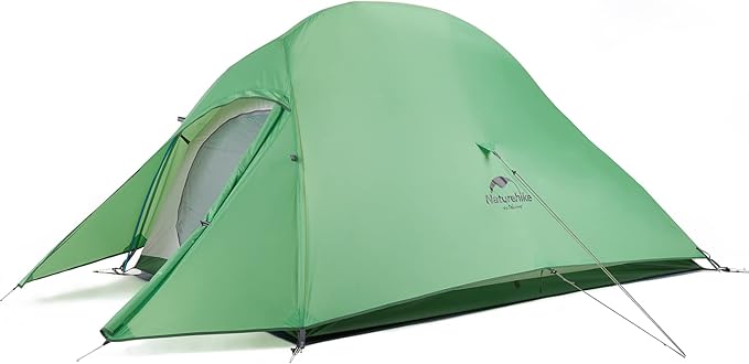 Naturehike Cloud-Up 2 Person Tent Lightweight Backpacking Tent with Footprint - Free Standing Ultralight Camping Hiking Backpack Tents Two Person Tent