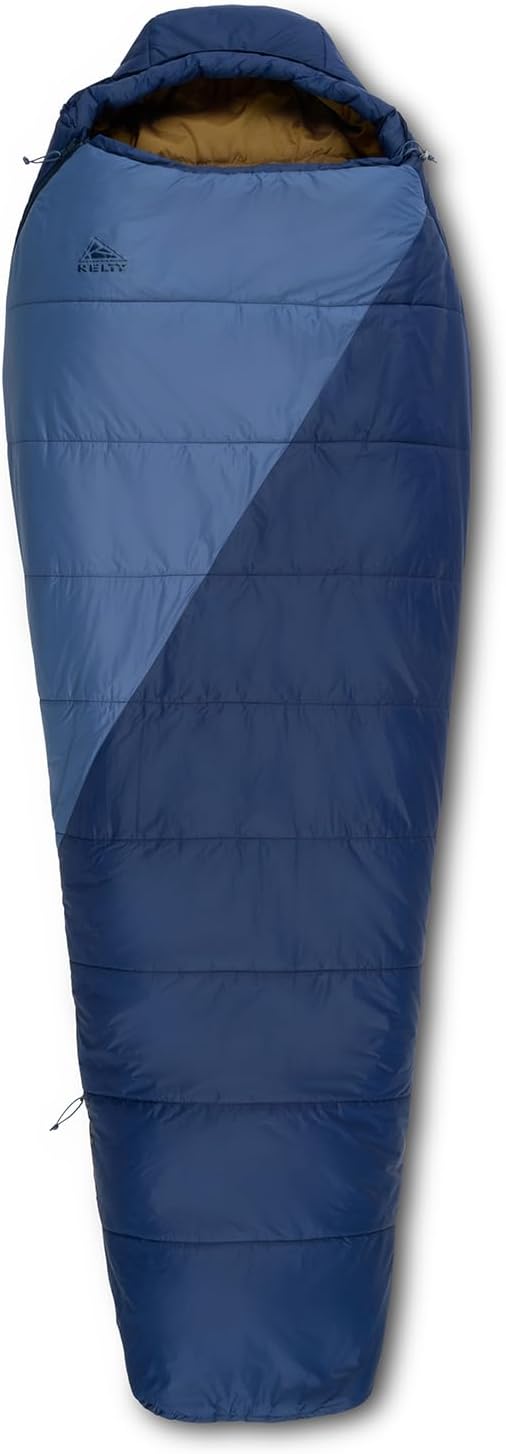 Kelty Cosmic Synthetic Fill 20 Degree Backpacking Sleeping Bag – Compression Straps, Stuff Sack Included