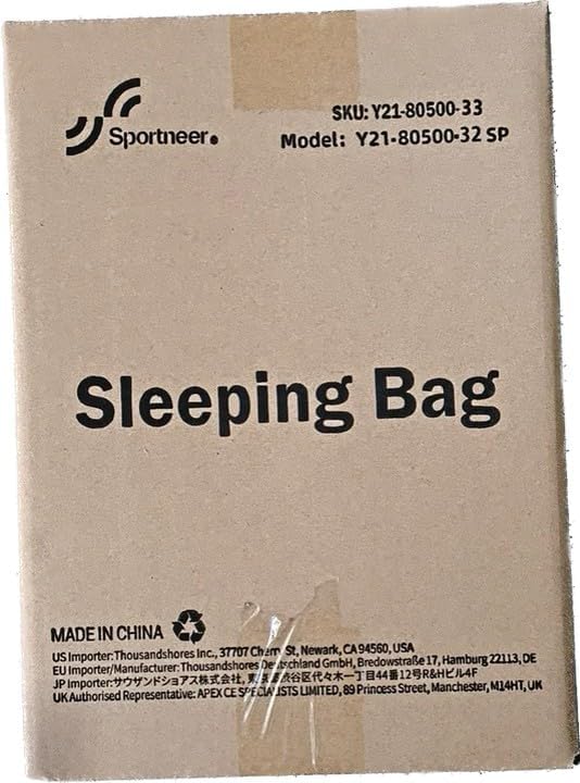 Sportneer Sleeping Bags for Adults, Warm & Cold Weather Sleeping Bag for Adults Kids Boys Girls - Lightweight Compact Camping Gear Equipment, Traveling, Backpacking, Hiking