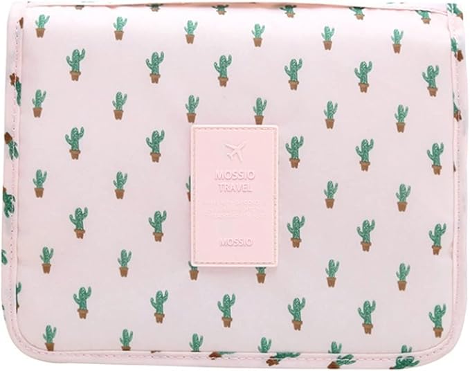 Mossio Hanging Toiletry Bag - Large Cosmetic Makeup Travel Organizer for Men & Women with Sturdy Hook
