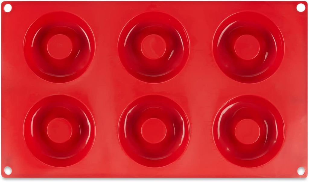 AME D'ESSENCE Savarin Shaped Silicone Baking Mold - Non-Stick, Flexible, 6-Cup Capacity (2.1 oz), Reusable and Food-Grade - Perfect for Savarins, Bundt Cakes, and More!