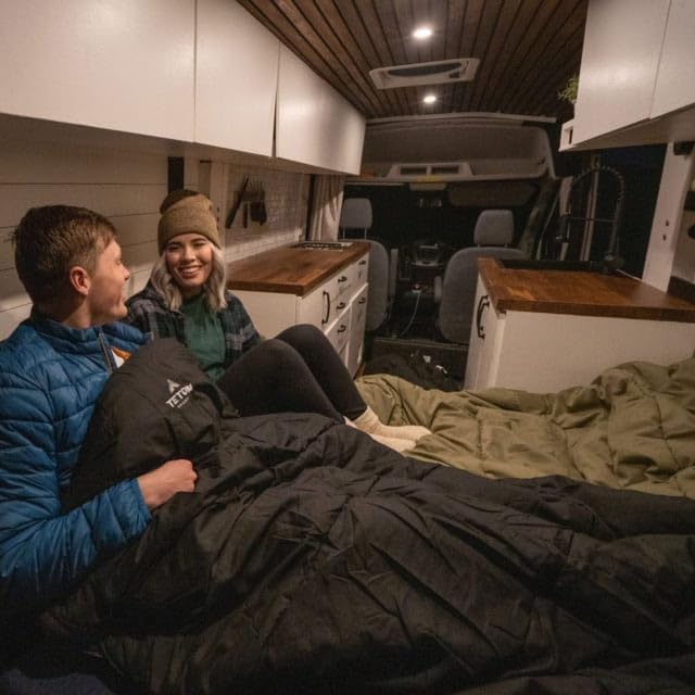 Teton Evergreen Sleeping Bag for Adults. Choose for Any Weather. Warm Sleeping Bags for Camping, Hunting, and Base Camp