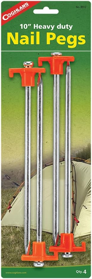 Coghlan's Heavy Duty Nail Pegs, 10-Inch