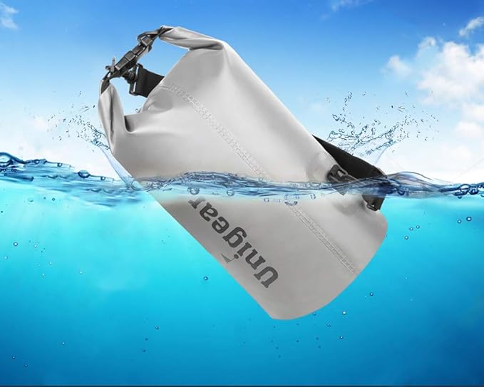Unigear Dry Bag Waterproof, 2L/5L/10L/20L/30L/40L Floating and Lightweight Bags for Kayaking, Boating, Fishing, Swimming and Camping with Waterproof Phone Case