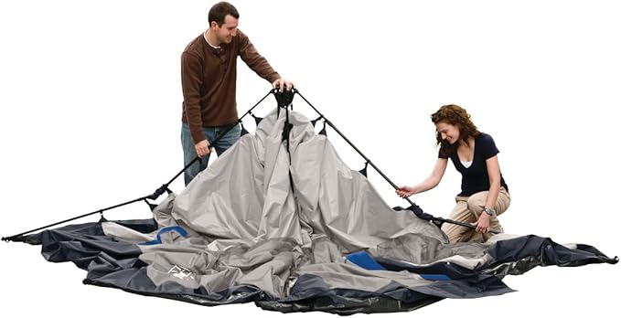 Coleman Instant Tent with 1-Minute Setup, 4/6/8/10 Person Tent with Pre-Attached Poles, Air Vent, & Carry Bag