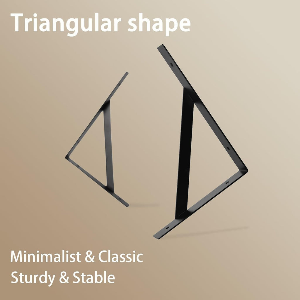 DINZI LVJ Long Wall Shelves, 55.1Inch Wall Mounted Shelves Set of 2, Extra Large Storage Ledges with Sturdy Metal Brackets for Living Room, Bathroom, Bedroom, Kitchen, Natural