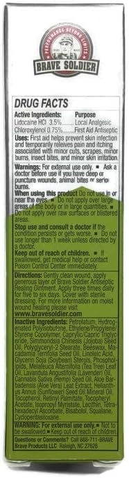 Cyclist First Aid Kit – Antiseptic Healing Ointment, Bandages, Pain Relief for Road Rash, Cuts, Scrapes and Burns