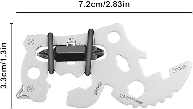 12 in 1 Keychain Multi-tool, Gifts for Men Boyfriend Dad, Father's Day Birthday Gifts, Mini EDC gadgets Tool Gear Bottle Opener for Camping Survival