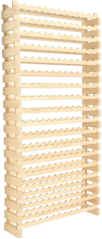216 Bottle Wine Rack Natural Pine