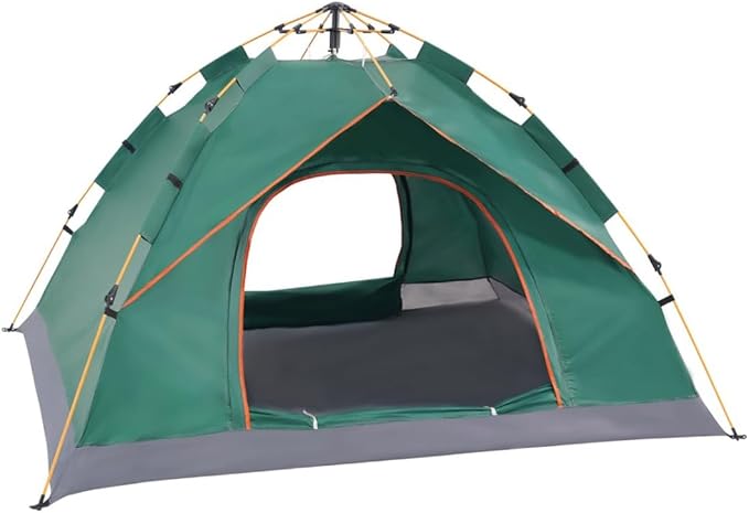 2 Person Windproof Oxford Tent Easy Setup Backpacking Tent for Camping, Hiking, Traveling