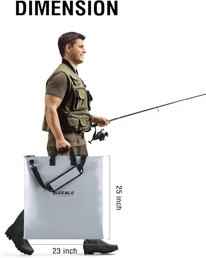 Buffalo Gear Fish Bag with Airtight Waterproof Zipper