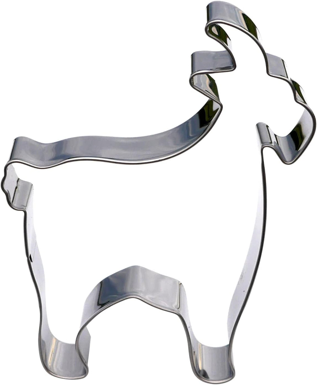 Goat Farm Animal Cookie Cutter, Premium Food-Grade Stainless Steel, Dishwasher Safe