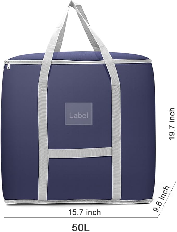 Multipurpose Extra Large Moving Duffel Storage Bags - Heavy Duty Tote for Moving, Storage, Camping and Travel