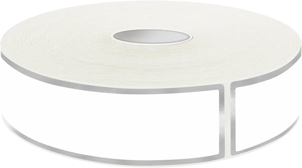 500 Silvery Border Removable Freezer Labels Water Oil Resistant with Perforation Line for Food Containers Jars Pantry Organization (Ink Quick-Dry，1” x 3”)