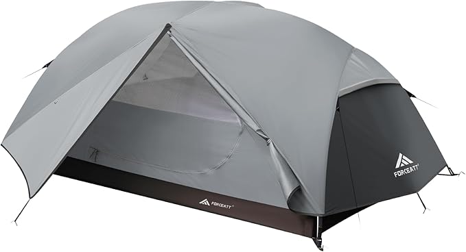 Forceatt Tent for 2 and 3 Person is Waterproof and Windproof, Camping Tent for 3 to 4 Seasons,Lightweight Aluminum Pole Backpacking Tent Can be Set Up Quickly,Great for Hiking
