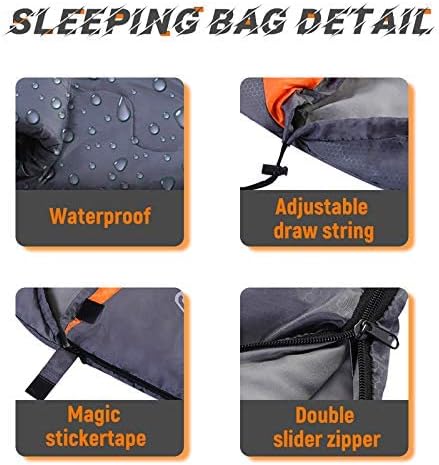 Sleeping Bags for Adults Backpacking Lightweight Waterproof- Cold Weather Sleeping Bag for Girls Boys Mens for Warm Camping Hiking Outdoor Travel Hunting with Compression Bags