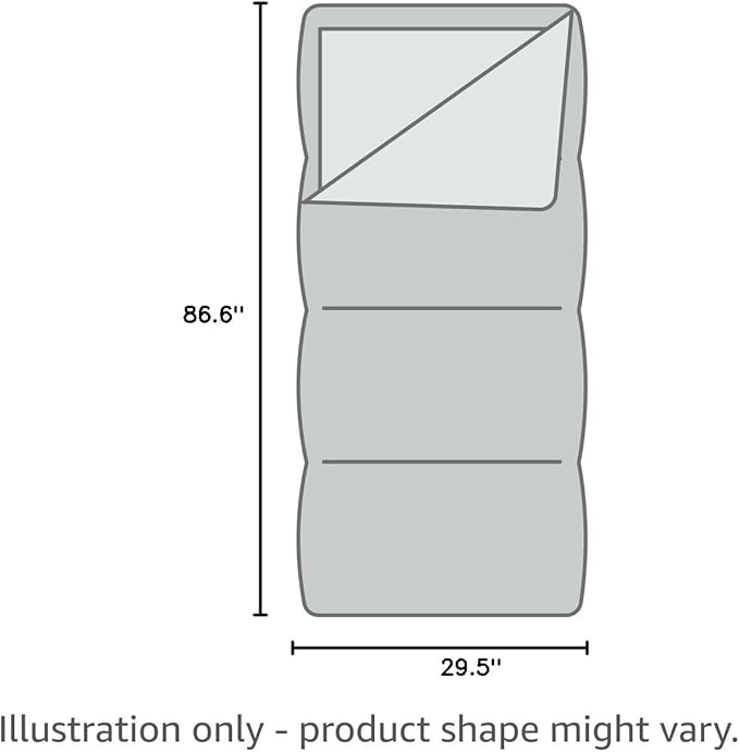 KingCamp Down Sleeping Bag for Adults, 600 FP Cold Weather 3-4 Season Sleeping Bag, Ultralight & Compact with Compression Sack for Backpacking, Camping, Hiking