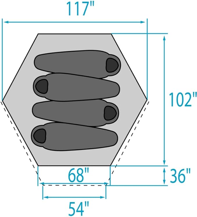 The North Face Homestead Super Dome 4, Sweet Lavender Cloud Camo Print/New Taupe Green, OS