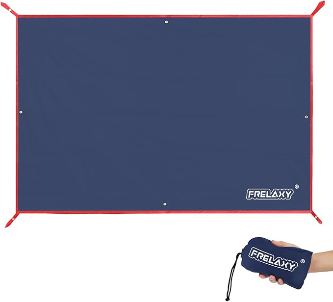 Frelaxy Tent Footprint, Waterproof Camping Tarp, Durable Tent Floor to Elevate Your Camping, Hiking, Backpacking, Hammock, Beach Experience