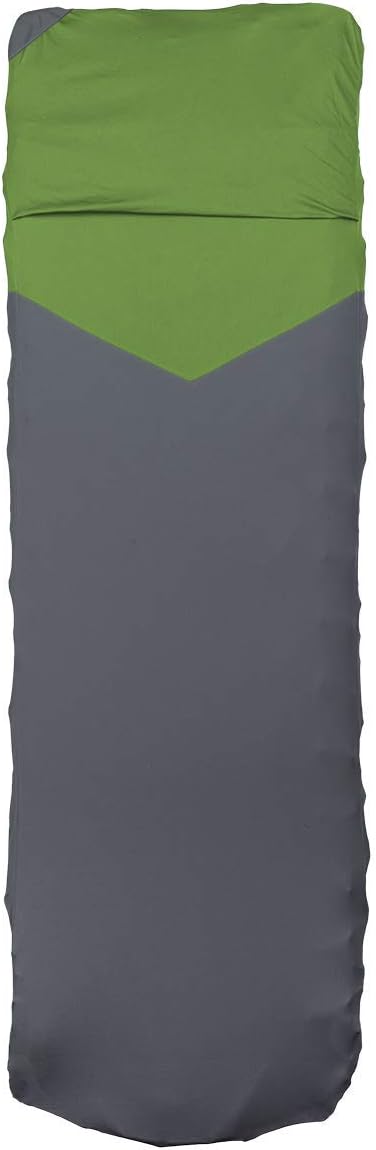 Klymit Insulated Static V Lite 2.5" Thick Inflatable Camping Pad and Static V Sheet Pad Cover Bundle for Hiking and Backpacking