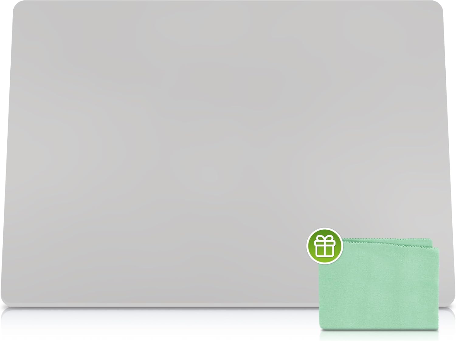 Premium Silicone Mat 25" x 17" Cooking Mat Thick Heat Resistant, Kitchen Counter Mat - Coffee Machine, Glass Top Stove Cover Countertop Protector for Air Fryer, Baking mat (Semi-Translucent)