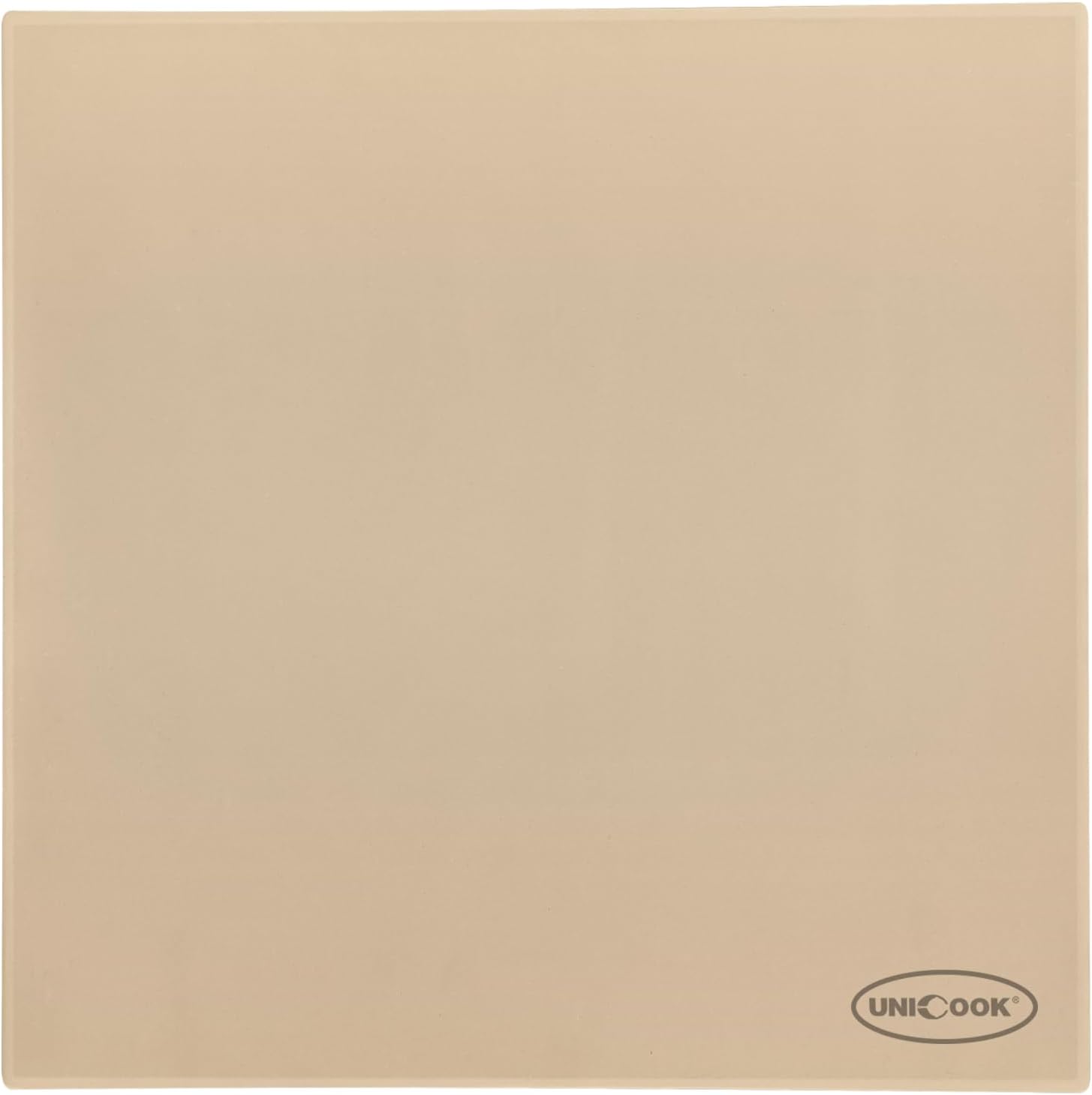 Unicook Extra Large Pizza Stone 18 Inch, Square Baking Stone for Oven and Grill, Heavy Duty Bread Pizza Pan, Thermal Shock Resistant Cooking Stoneware