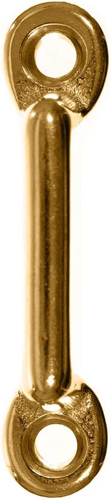 Paracord Planet Solid Brass 1 Inch Footman Loop – Many Utility Uses – Webbing – Kayak/Canoe Rigging – Multiple Pack Options Available