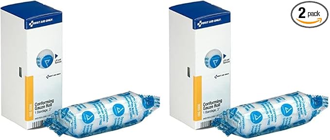 First Aid Only - FAE5006 Pac-Kit by 3 Inch Gauze Roll Bandage (Pack of 2)