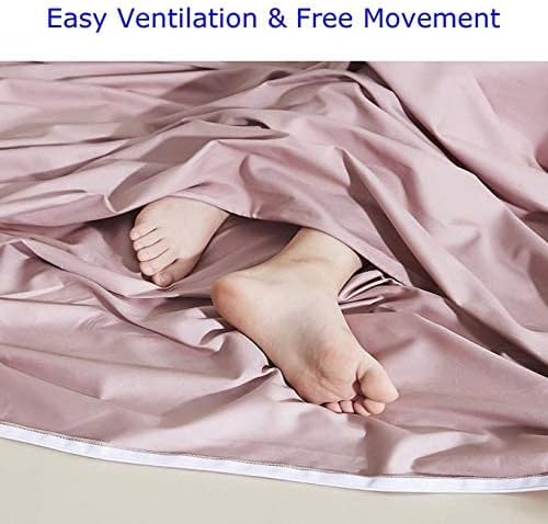 Brand - GANNAFEE Cotton Sleeping Bag Liner with Zipper - 100% Cotton Travel Sheet Sleep Sack Adult - Travel Sleeping Bag for Hotels Camping Hiking