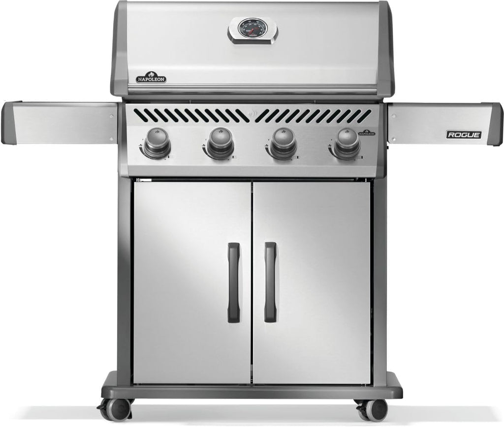 Napoleon Rogue 525 Propane Gas Grill, Stainless Steel, Durable 4-Burner Outdoor BBQ