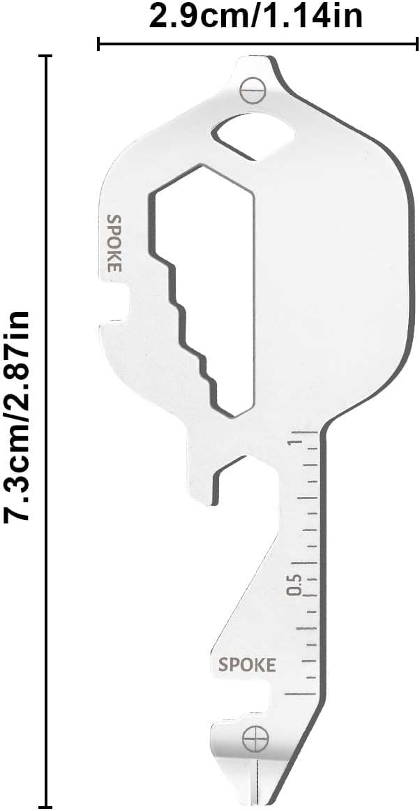 12 in 1 Keychain Multi-tool, Gifts for Men Boyfriend Dad, Father's Day Birthday Gifts, Mini EDC gadgets Tool Gear Bottle Opener for Camping Survival