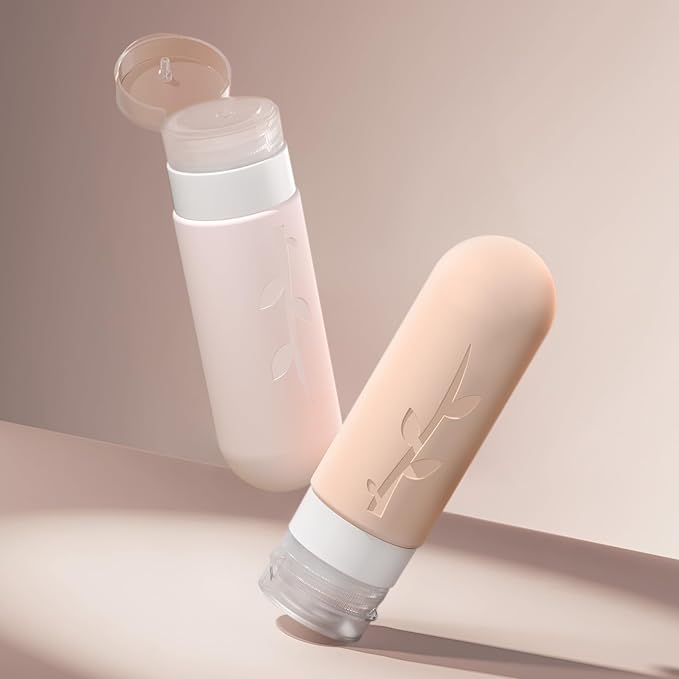 16 Pack Travel Bottles Set - TSA Approved Leak Proof Silicone Squeezable Containers for Toiletries, Conditioner, Shampoo, Lotion & Body Wash Accessories (16 pcs/P1 Pack)