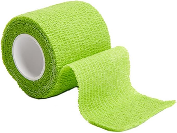 ESUPPORT 2 Inches X 5 Yards Self Adherent Cohesive Wrap Bandages Strong Elastic First Aid Tape for Wrist Ankle Pack of 10