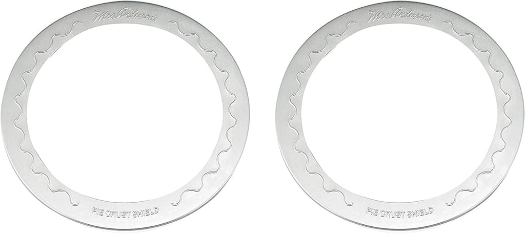 Mrs. Anderson's Baking Individual Pie Crust Protector Shields, For Mini Pies and Pot Pies, 1 Set of 2 Pie Shields