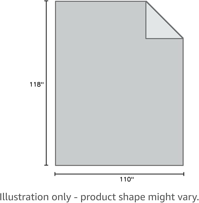 110''×118'' Extra Large Beach Blanket for 8 Adults, Outdoor Beach Mat Sand Free Waterproof with 4 Stakes & 4 Corner Pockets, Polyester Lightweight Foldable Grey Picnic Mat for Travel, Camping, Hiking